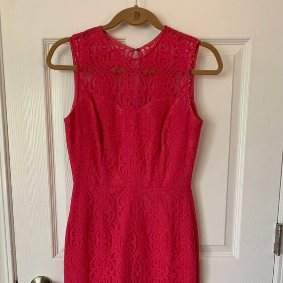 CeCe by Cynthia Steffe Pink Lace Cocktail Dress - Picture 2 of 4
